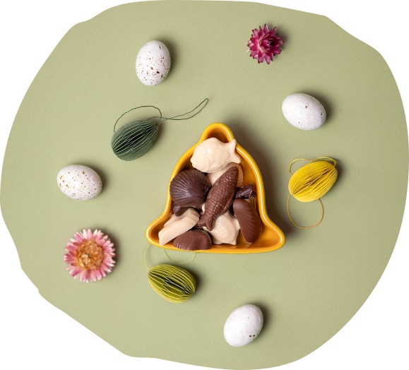 The Easter chocolates and confectionery selection The Easter chocolates and confectionery selection