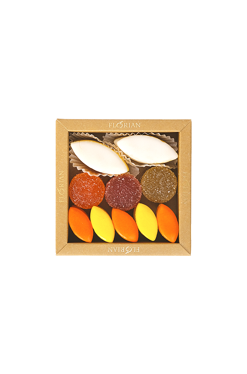Coffret douceur de Provence: calissons, pâtes de fruits, calissons aux agrumes - Confiserie Florian