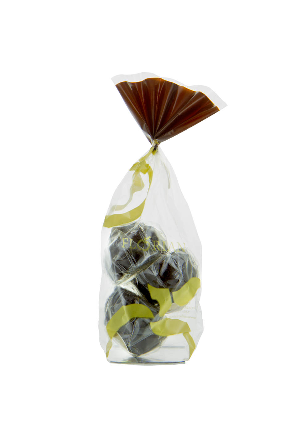 Sachet of 3 dark chocolate bites - Confiserie Florian