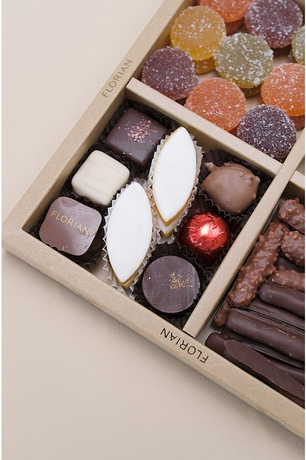 Calissons, fruit pastes, chocolates