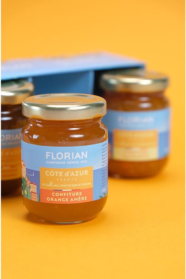Set of 3 jars of handmade marmelades - Confiserie Florian