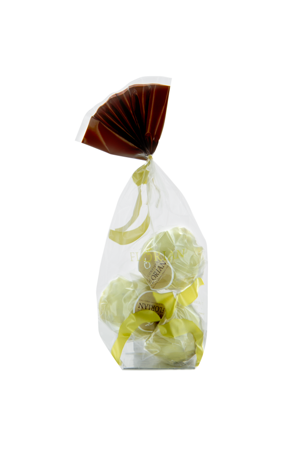 White chocolate bites, sachet of 3 - Confiserie Florian