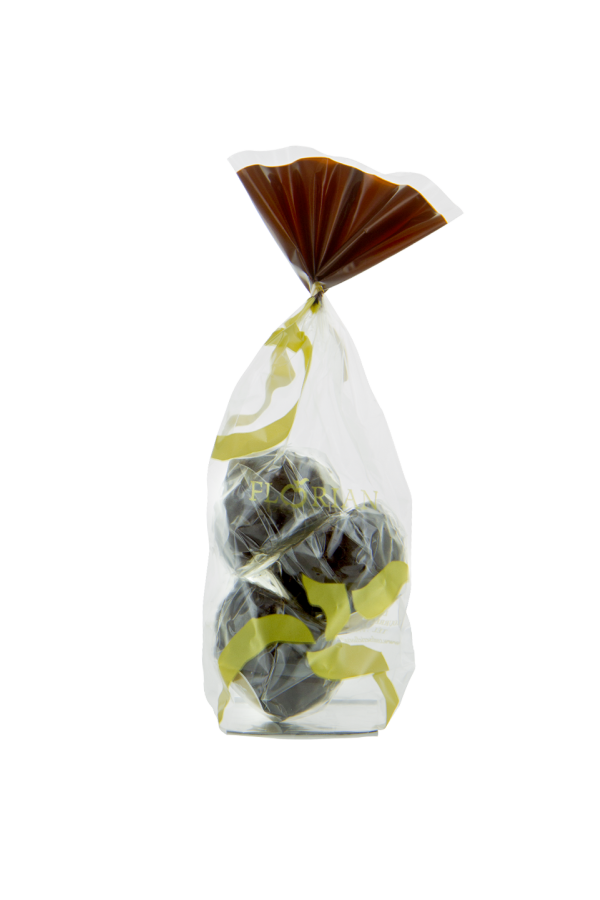 Sachet of 3 dark chocolate bites - Confiserie Florian