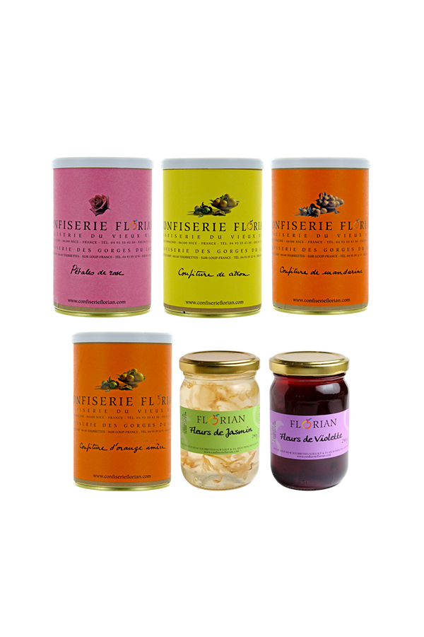 Jams and delights selection - Confiserie Florian