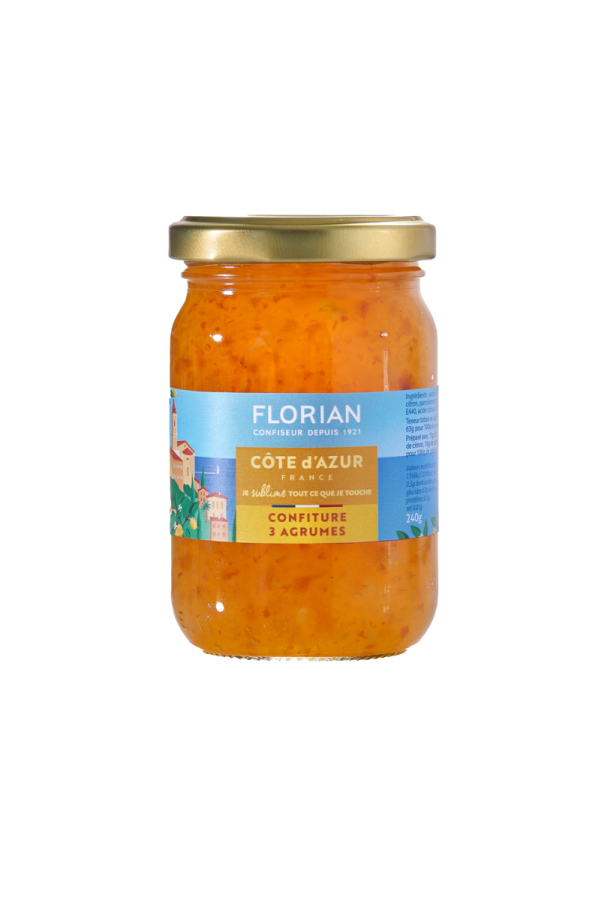 3 citrus Marmelade - Limited edition Côte d'Azur France
