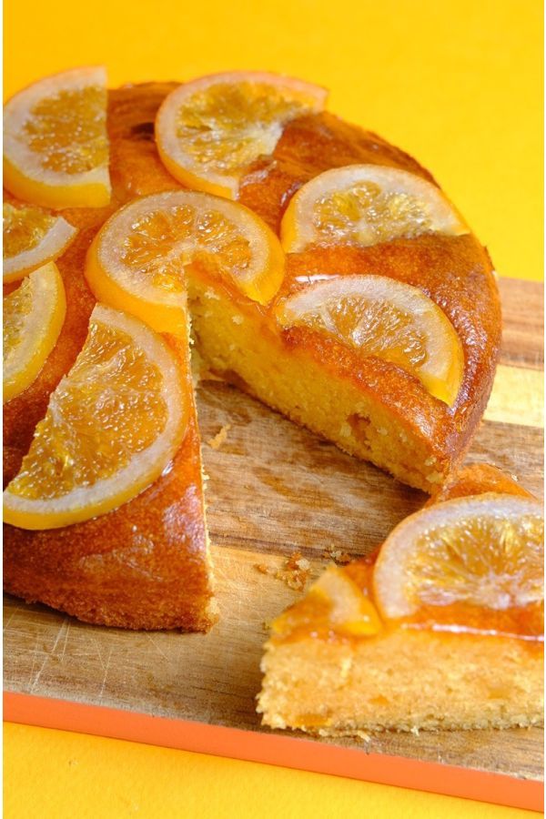 Soft orange sponge cake