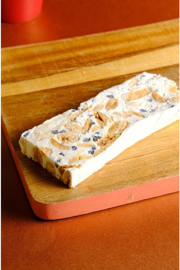 Barre de nougat à la violette 50g - Confiserie Florian