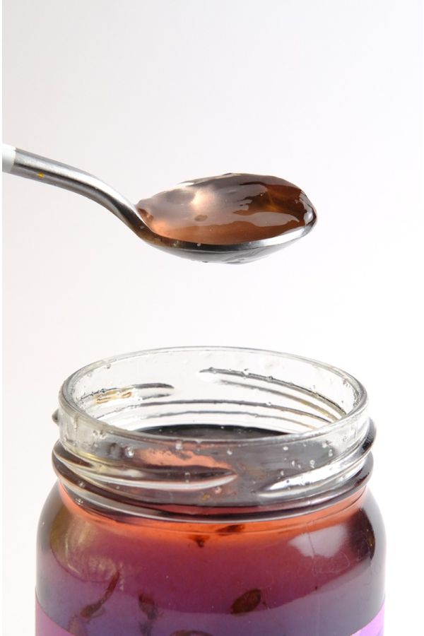 A spoonful of lavender jam