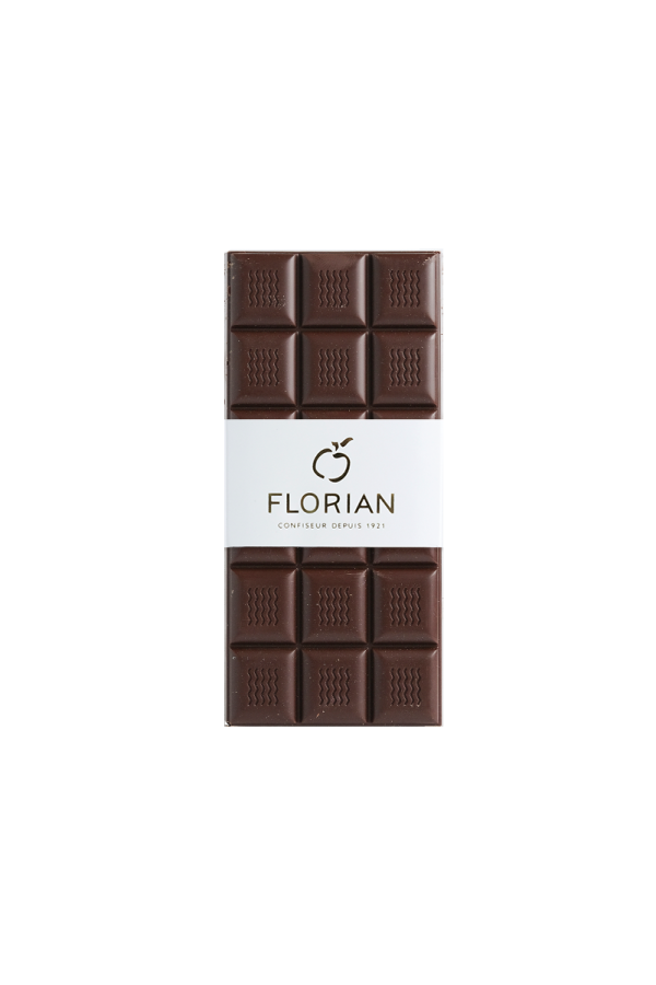 Handmade dark chocolate bar - Confiserie Florian