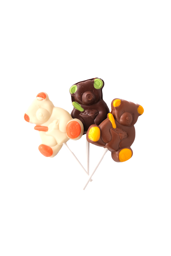 3 Easter Chocolate teddies - Confiserie Florian