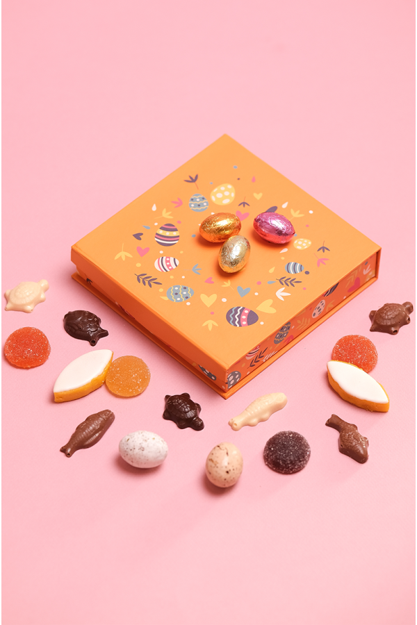 Easter selection giftbox closed - Easter Chocolates - Confiserie Florian
