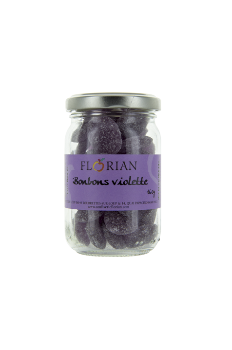 Bonbons acidulés à la violette - Confiserie Florian