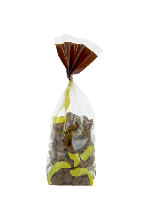 Floramande : amandes caramélisées cacaotées - Confiserie Florian