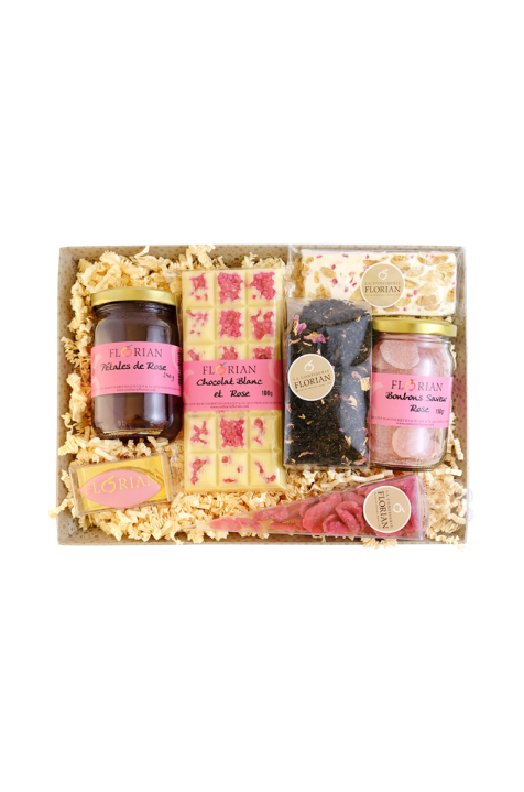 Gourmet basket "Autour de la Rose