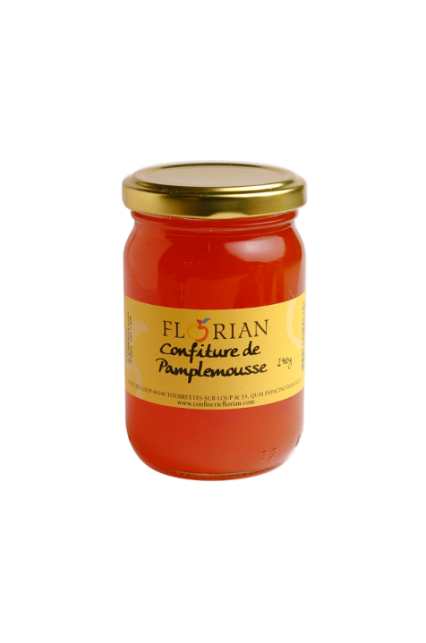 confiture de pamplemousse artisanale pot en verre 240g