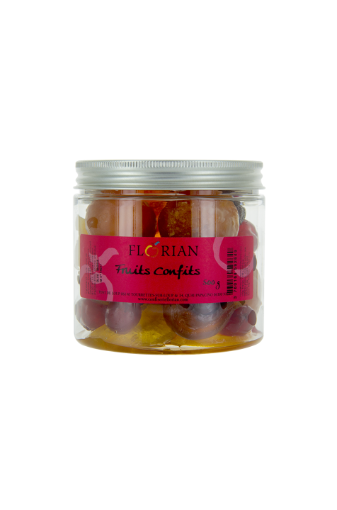 fruits confits assortis artisanal