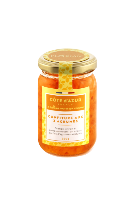confiture de 3 agrumes ligne Côte d'Azur France