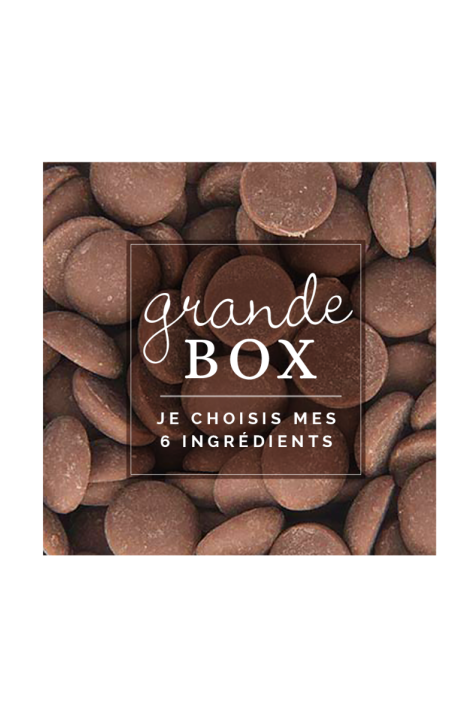 Bonbon Coffret transparent 6 sortes 250 g