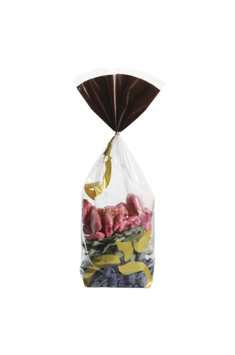 Assorted crystallized flowers