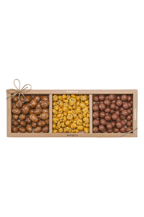 Crunchy trilogy of exclusive confectioneries - Confiserie Florian