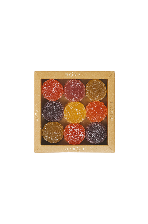 Boîte de 18 pâtes de fruits - Confiserie Florian