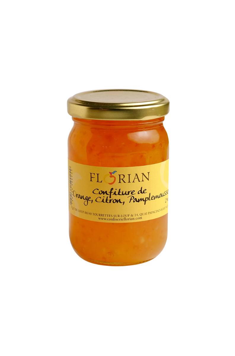 confiture artisanale 3 agrumes - Confiserie Florian