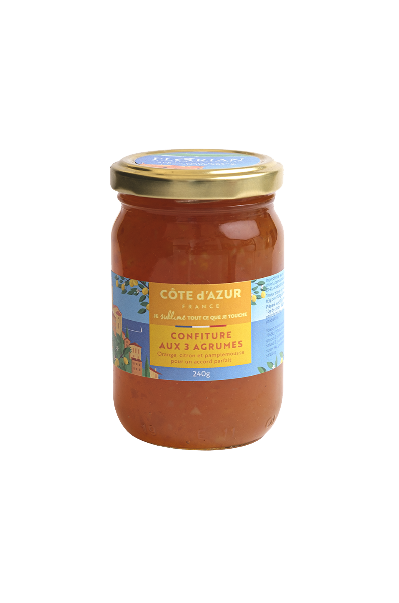 3 citrus fruits jam - Limited edition Côte d'Azur France
