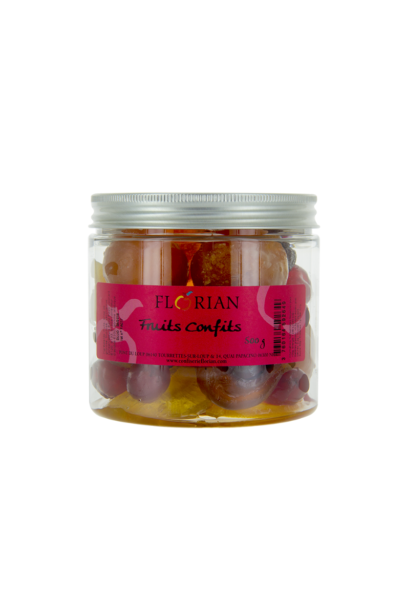 Assorted cnadied fruit jar 1kg - Confiserie Florian