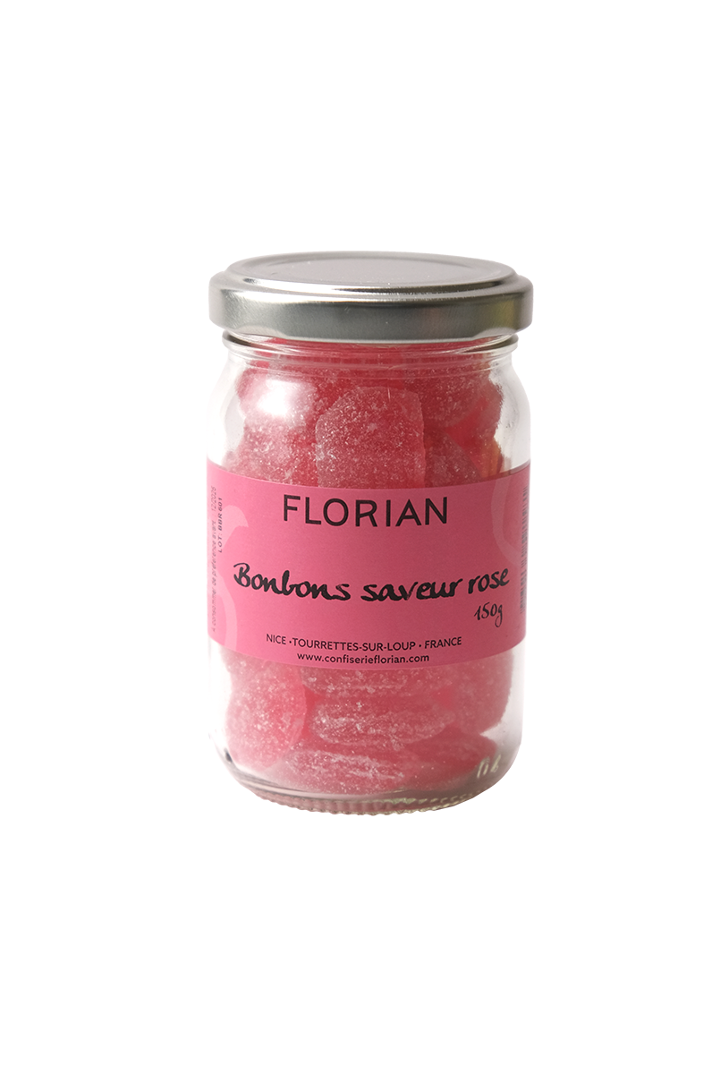 Bonbons saveur rose - Confiserie Florian