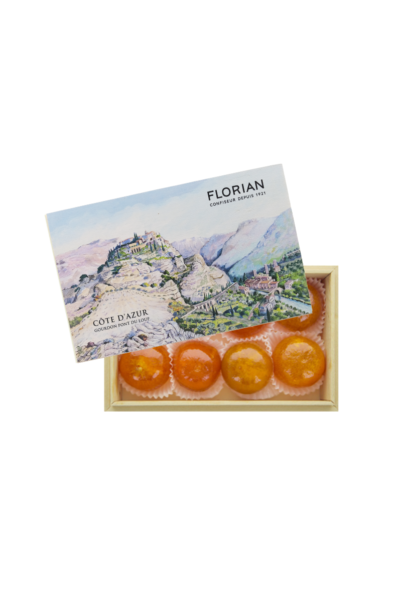 Gourdon candied clementines giftbox - Confiserie Florian