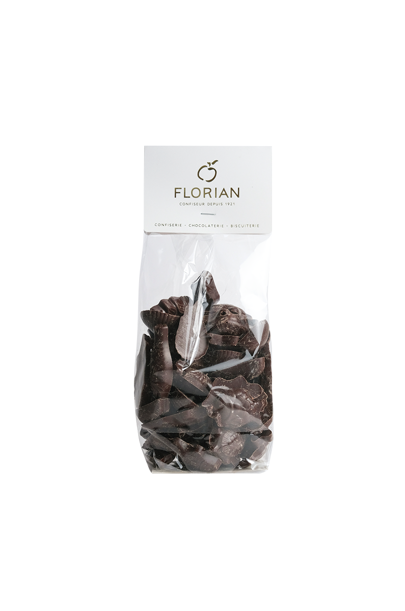 Friture de chocolat noir de Pâques - Confiserie Florian