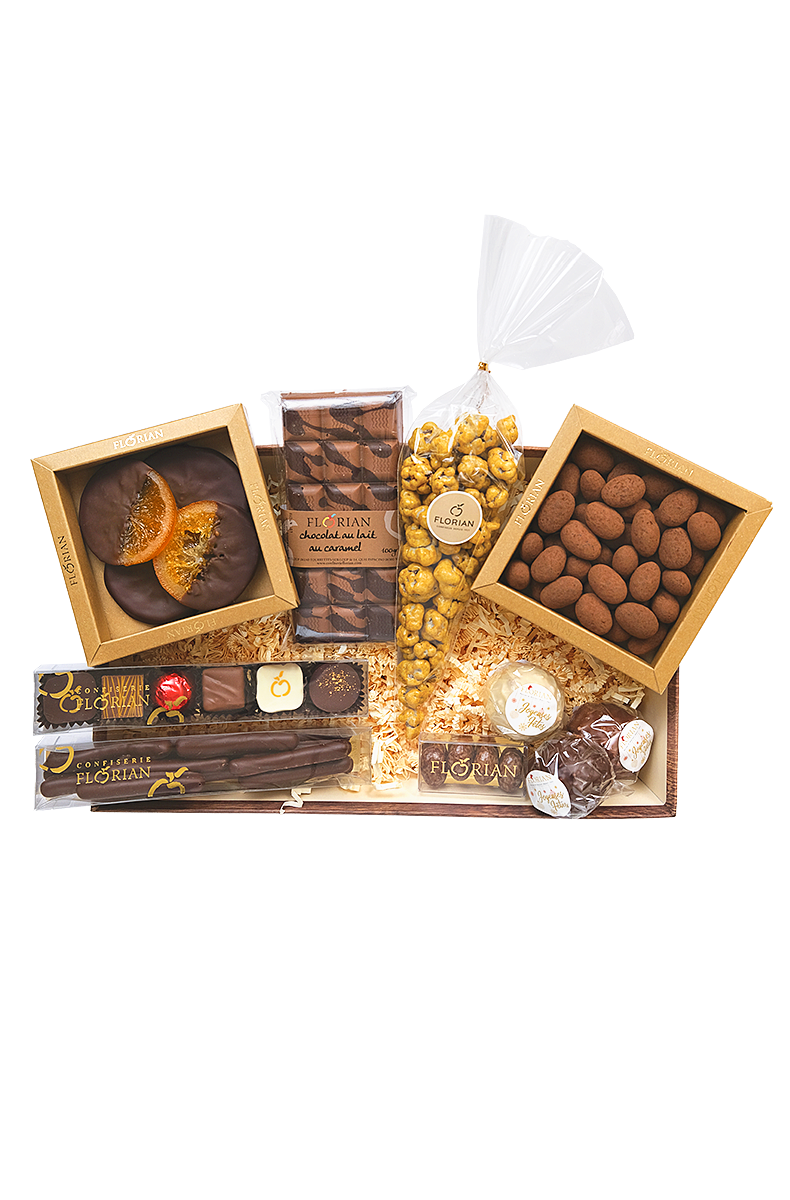 Panier tout chocolat - Confiserie Florian
