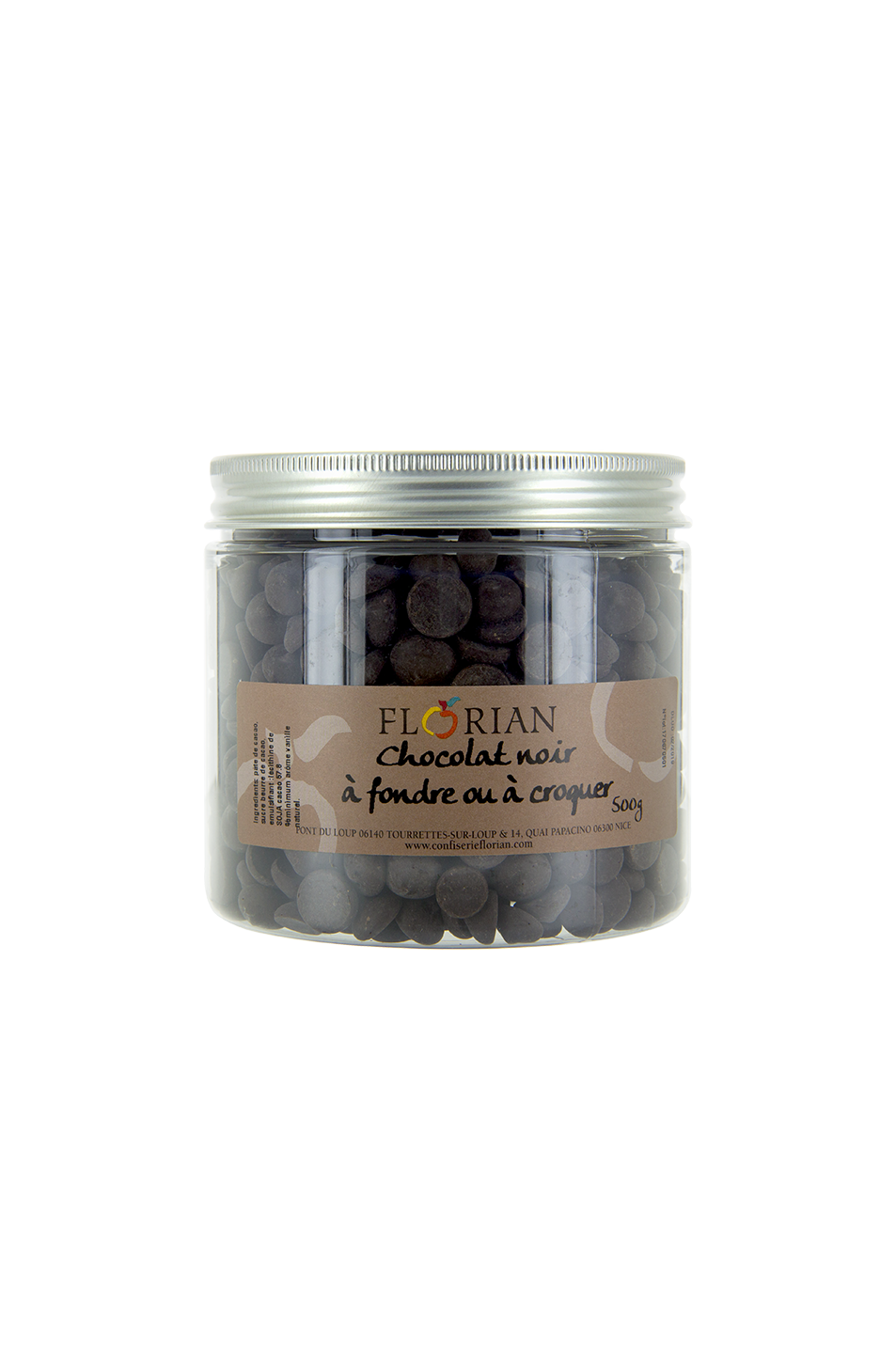 Dark chocolate chips 400g box