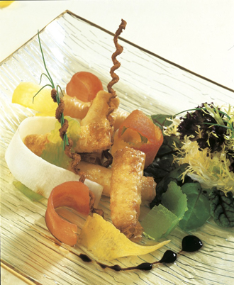 Recette : Lièvre aux clémentines et son sorbet de cresson