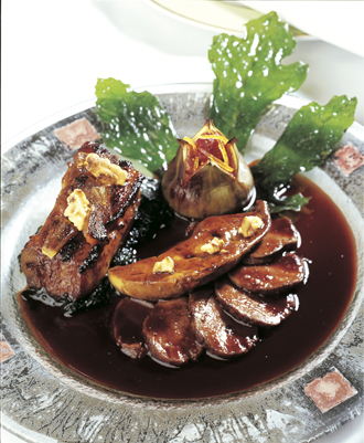 Recette : Filet de porc et de foie gras sauce aux figues