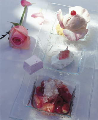 Recette : Délicate découverte de la rose en trois services