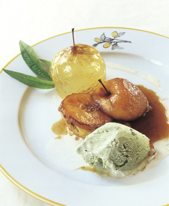 Pommes Golden au Caramel de Violettes